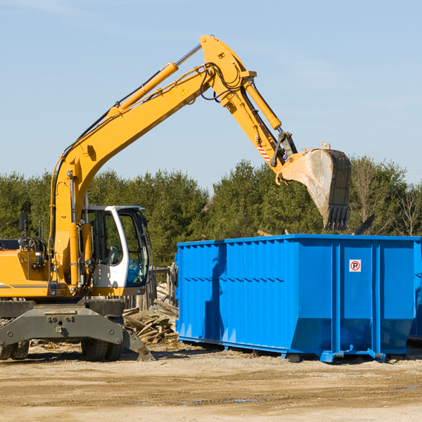 what happens if the residential dumpster is damaged or stolen during rental in Winnebago MN